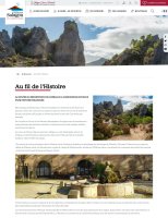 Site Internet et bornes interactives de Destination Salagou